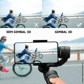 Gimbal Estabilizador de Celular com 3 Eixos e 330 Graus - Virtuabr