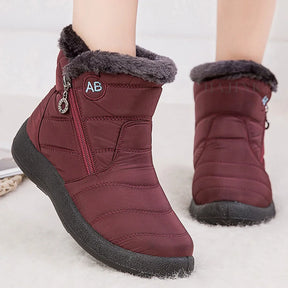 Bota Impermeável Feminina com Zíper de Luxo - Outono/Inverno - LuxBoots