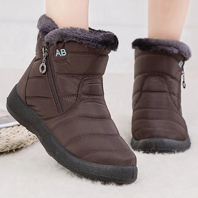 Bota Impermeável Feminina com Zíper de Luxo - Outono/Inverno - LuxBoots