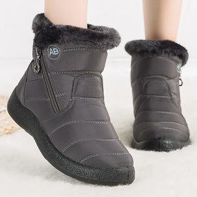 Bota Impermeável Feminina com Zíper de Luxo - Outono/Inverno - LuxBoots