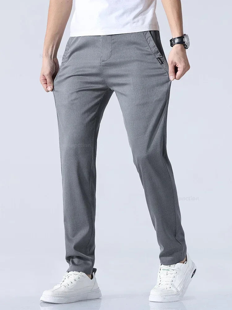 Calça Casual Masculina Esportiva - Elástica e Elegante - LyocellFlex