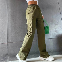 Calça Feminina Elástica de Cintura Alta - Para um Estilo Confortável e Elegante - FlexFit Comfort