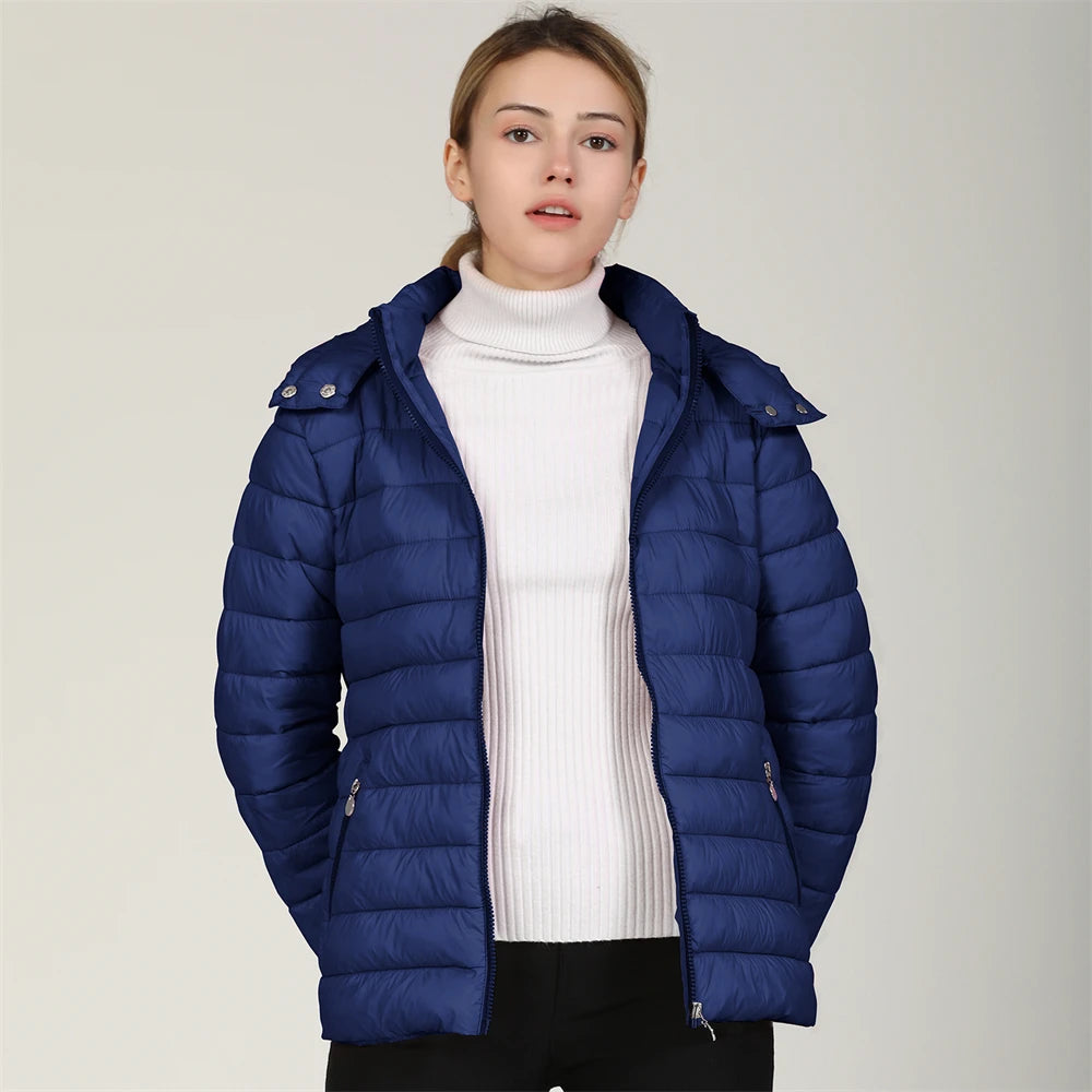 Jaqueta Bomber Vintage em Couro Sintético com Capuz para Outono/Inverno - UrbanChic