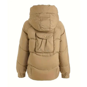 Jaqueta Feminina Puffer Com Capuz - REF029