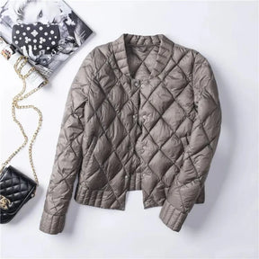 Jaqueta Feminina Puffer Matelassê de Inverno - REF037