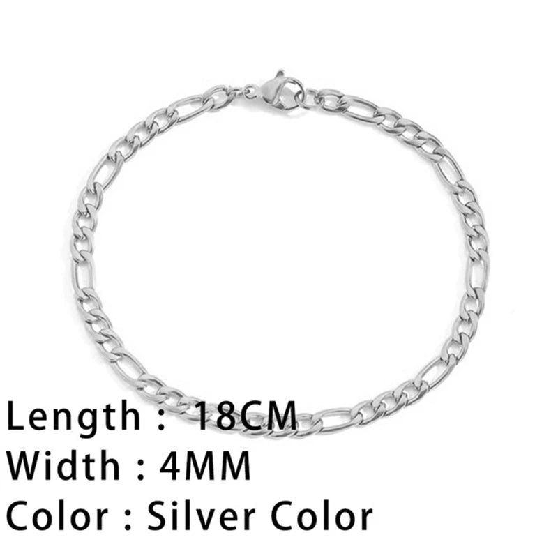 Pulseira dupla de Aço Inox Masculina - Estilo Garra de Lagosta  - Pulseira Cruz Punk