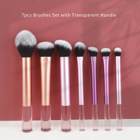 Professional Makeup Brush Set - 7 Pincéis de Beleza