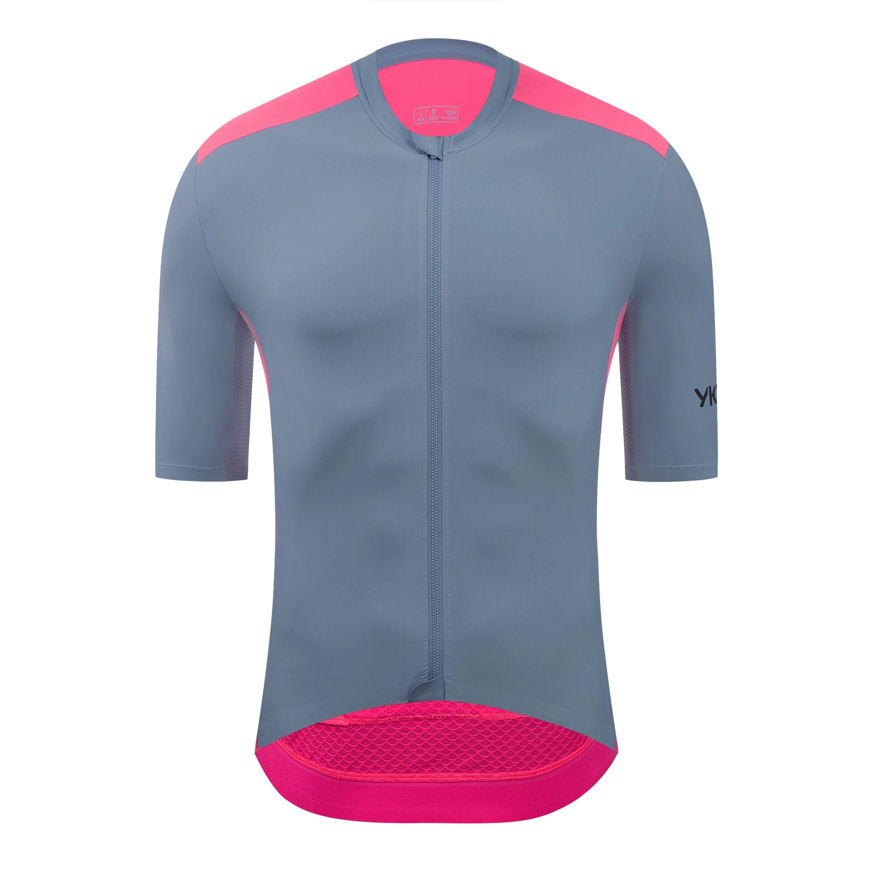 Camisa Masculina De Ciclista Gola redonda Com Zíper Camisa Confortável