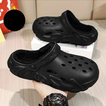 Sandália Crocs Masculina Com Forro De Pelúcia Sandália Macia Confortável