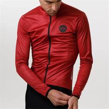 Camisa Masculina De Ciclismo Impermeável Gola Alta Com Zíper