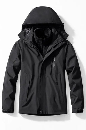 Jaqueta Parka Feminina 3 Em 1 Impermeável Para Inverno - REF113