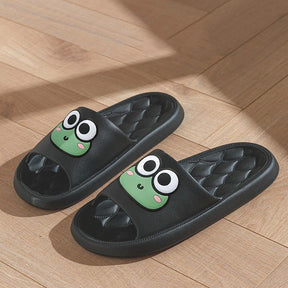 Sandália Crocs Confortável Antiderrapante Estampa Sapo Desenho Animado Chinelo Doméstico