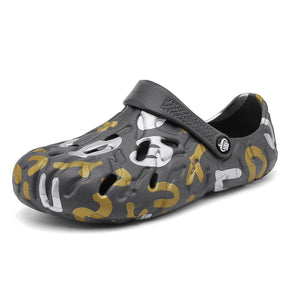 Sandália Crocs Masculina Respirável Com Arco De Apoio Moda Casual