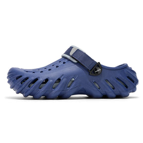 Sandália Crocs Masculina Confortável com recortes E Arco De Apoio Moda Verão