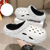 Sandália Crocs Masculina Com Forro De Pelúcia Sandália Macia Confortável