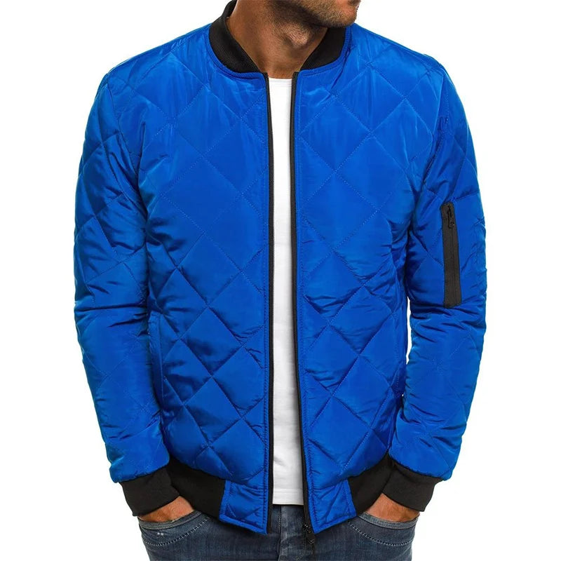 Jaqueta Masculina Bomber Com Zíper Coleção Inverno 2024 - REF106