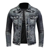 Jaqueta Jeans Masculina Denim Vintage - REF147