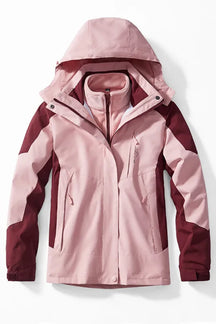 Jaqueta Parka Feminina 3 Em 1 Impermeável Para Inverno - REF113